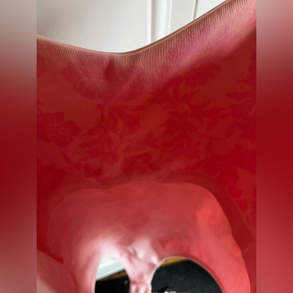 Free People | M/L Pink & White Floral Bodysuit - Picture 7 of 7